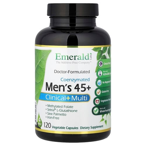 Emerald Laboratories Coenzymated Men S 45 Clinical Multi 120 Vegetable Capsules product image