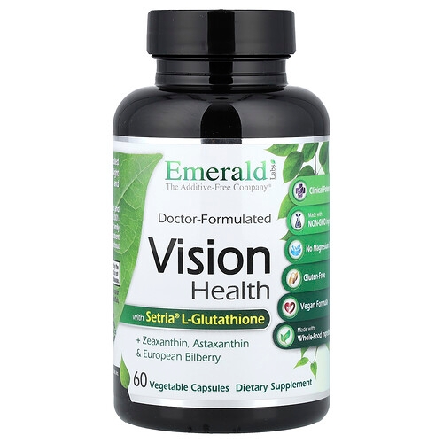 Emerald Laboratories Vision Health With Setria L Glutathione 60 Vegetable Capsules product image