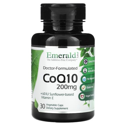 Emerald Laboratories Coq10 200 Mg 30 Vegetable Caps product image