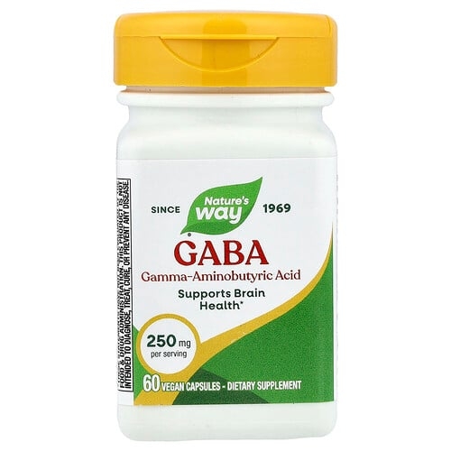 Nature S Way Gaba 250 Mg 60 Vegan Capsules product image