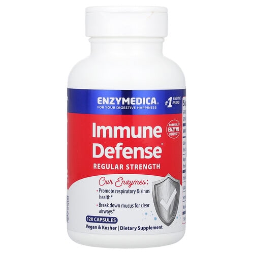 Enzymedica Immune Defense Regular Strength 120 Capsules product image
