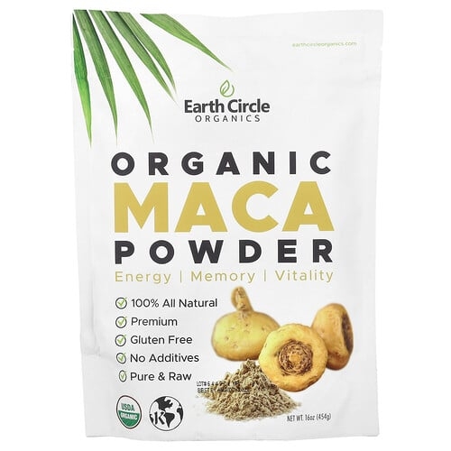 Earth Circle Organics Organic Maca Powder 16 Oz 454 G product image