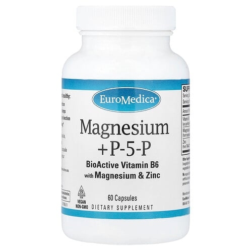 Euromedica Magnesium P5p 60 Capsules product image