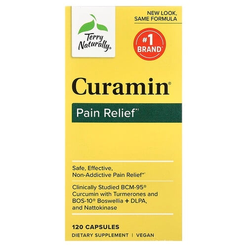 Terry Naturally Curamin Pain Relief 120 Capsules product image