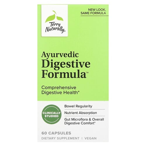 Terry Naturally Ayurvedic Digestive Formula 60 Capsules product image
