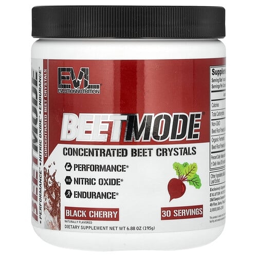 Evlution Nutrition Beetmode Concentrated Beet Crystals Black Cherry 6 88 Oz 195 G product image