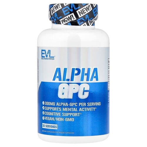 Evlution Nutrition Alpha Gpc 60 Veggie Capsules 300 Mg Per Capsule product image