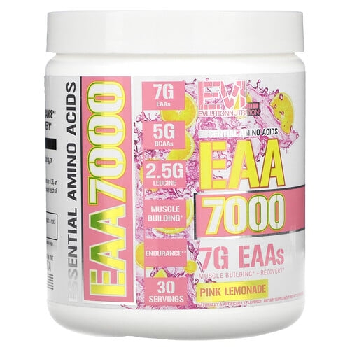 Evlution Nutrition Eaa 7000 Pink Lemonade 10 9 Oz 309 G product image