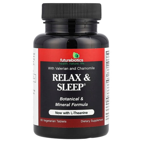 Futurebiotics Relax Sleep With L Theanine 60 Vegetarian Tablets product image
