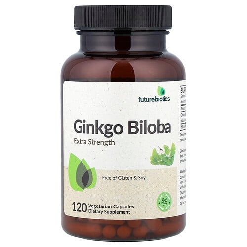 Futurebiotics Ginkgo Biloba 120 Vegetarian Capsules product image