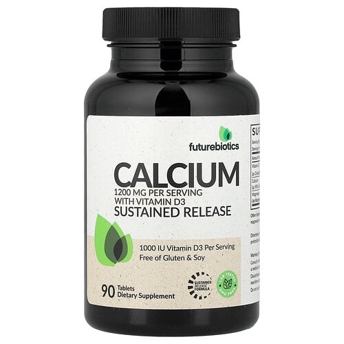 Futurebiotics Calcium With Vitamin D3 Sustained Release 90 Tablets product image