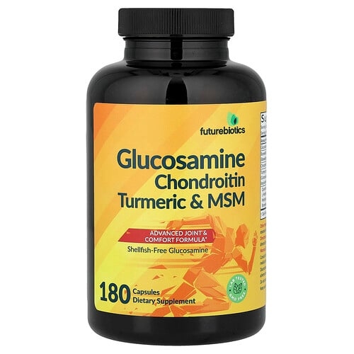 Futurebiotics Glucosamine Chondroitin Turmeric Msm 180 Capsules product image
