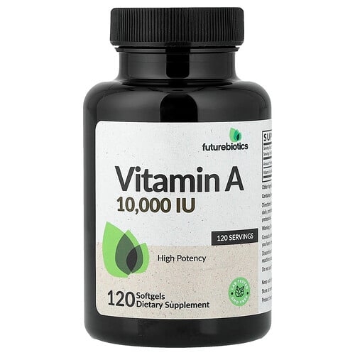Futurebiotics Vitamin A 3 000 Mcg Rae 10 000 Iu 120 Softgels product image