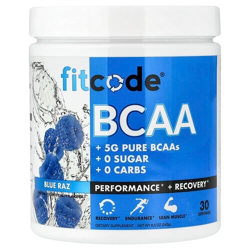 Fitcode Bcaa Blue Raz 8 5 Oz 240 G product image
