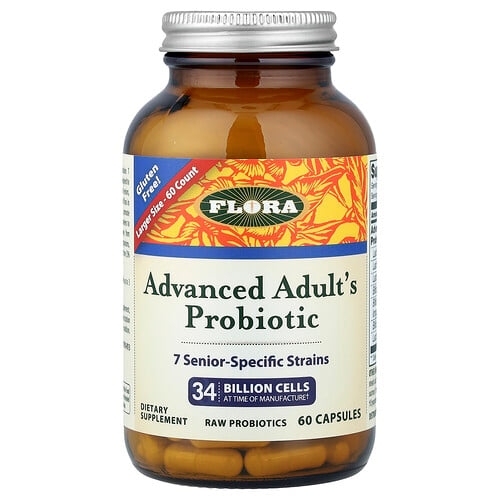 Flora Advanced Adult S Probiotic 34 Billion Cells 60 Capsules product image