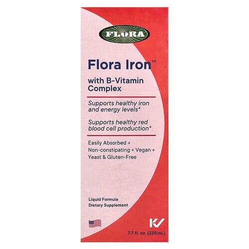 Flora Iron With B Vitamin Complex 7 7 Fl Oz 228 Ml product image