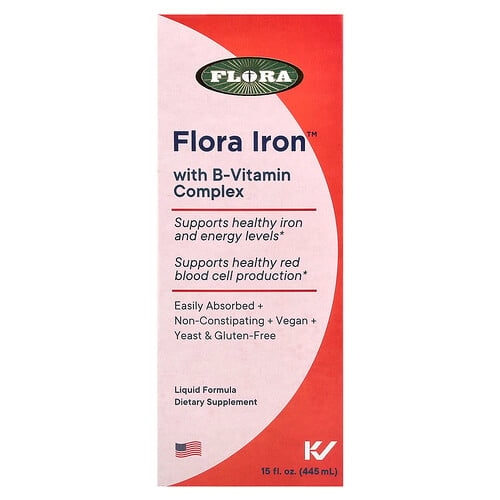 Flora Flora Iron With B Vitamin Complex 15 Fl Oz 445 Ml product image