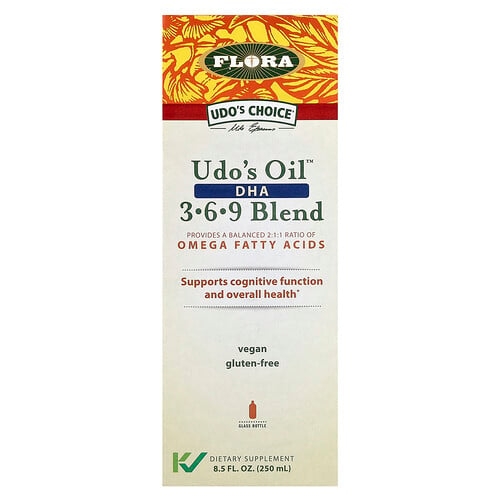 Flora Udo S Choice Udo S Oil Dha 3 6 9 Blend 8 5 Fl Oz 250 Ml product image