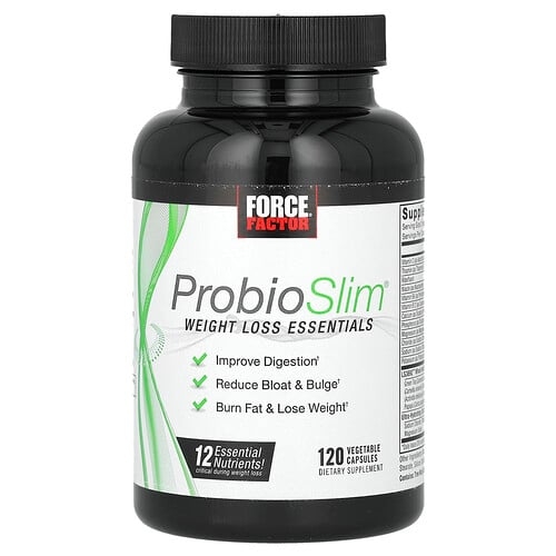 Force Factor Probioslim Weight Loss Essentials 120 Vegetable Capsules product image