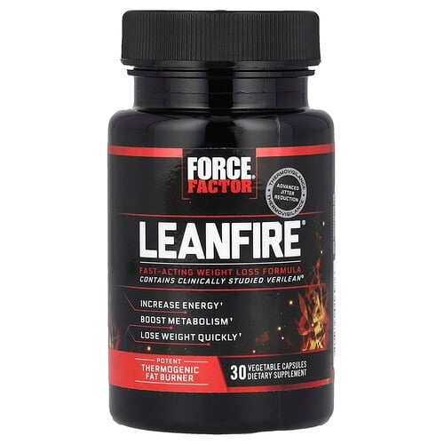 Force Factor Leanfire 30 Vegetable Capsules product image