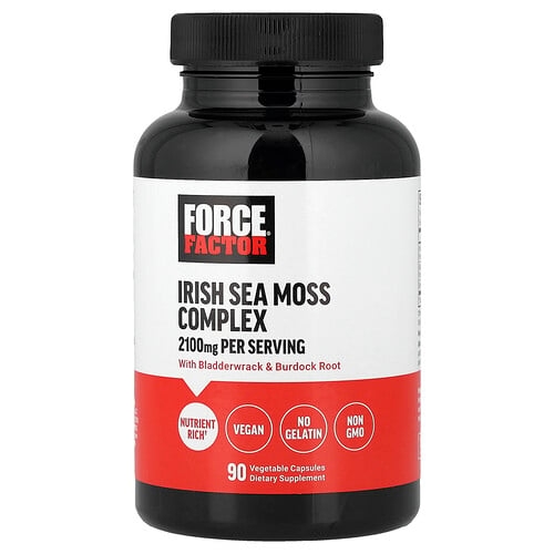 Force Factor Irish Sea Moss Complex 90 Vegetable Capsules product image