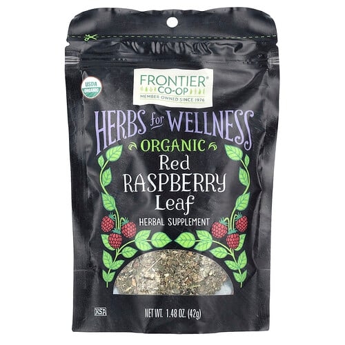 Frontier Co Op Organic Red Raspberry Leaf 1 48 Oz 42 G product image