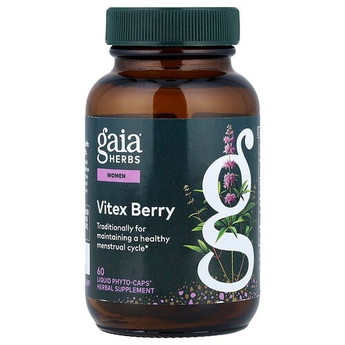 Gaia Herbs Women Vitex Berry 60 Liquid Phyto Caps 500 Mg Per Capsules product image
