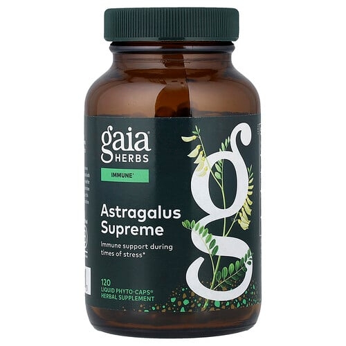 Gaia Herbs Astragalus Supreme 120 Liquid Phyto Caps 650 Mg Per Cap product image