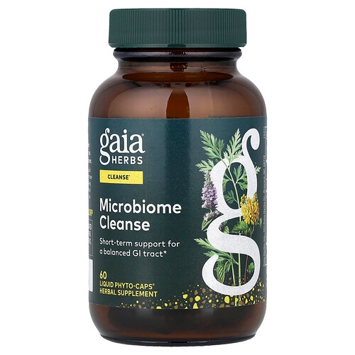 Gaia Herbs Microbiome Cleanse 60 Liquid Phyto Caps product image