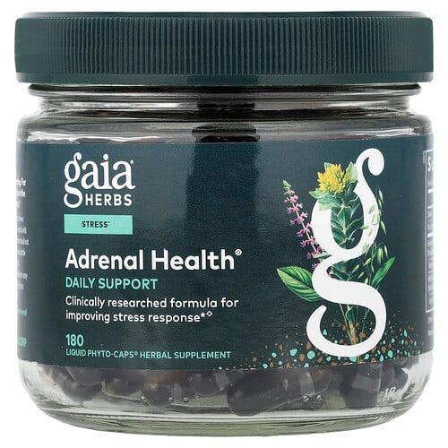 Gaia Herbs Adrenal Health 180 Liquid Phyto Caps product image