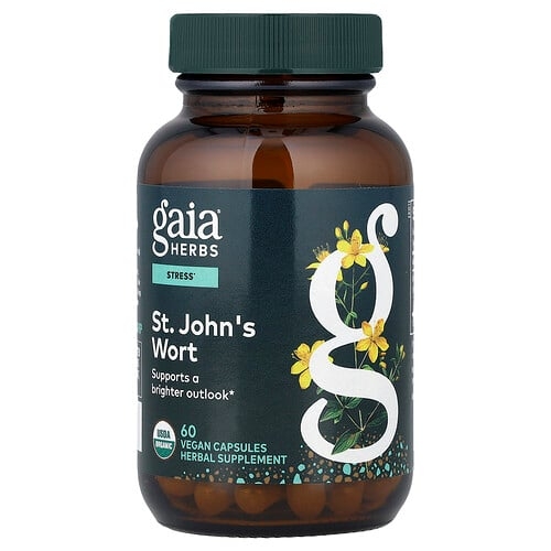 Gaia Herbs St John S Wort 60 Vegan Capsules 333 Mg Per Capsule product image
