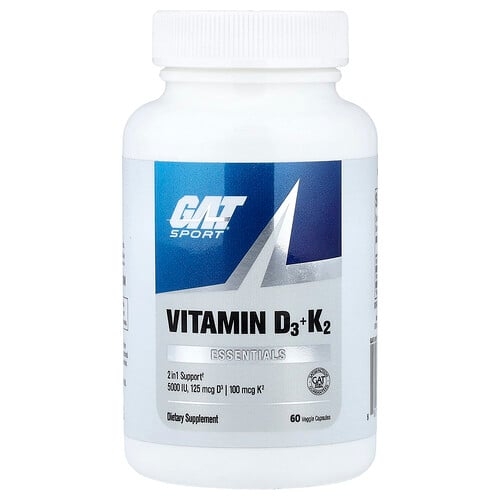 Gat Sport Essentials Vitamin D3 K2 60 Veggie Capsules product image
