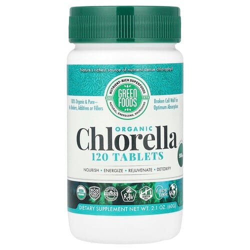 Green Foods Organic Chlorella 120 Tablets product image