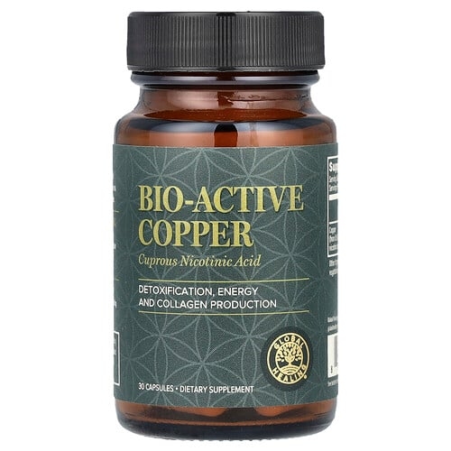 Global Healing Bio Active Copper 30 Capsules 0 9 Mg Per Capsule product image