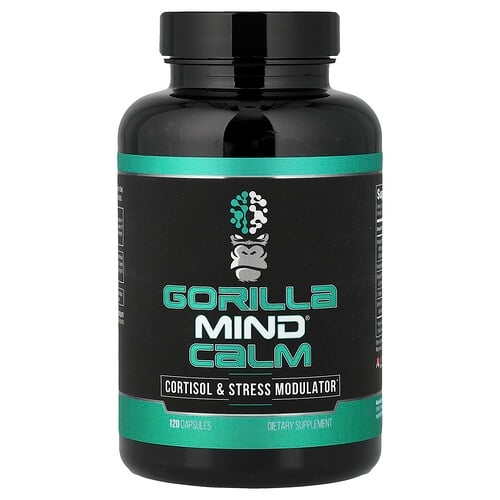Gorilla Mind Calm Cortisol Stress Modulator 120 Capsules product image