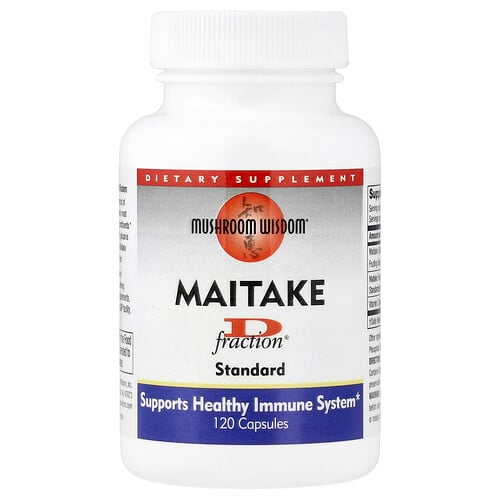 Mushroom Wisdom Maitake D Fraction Standard 120 Capsules product image