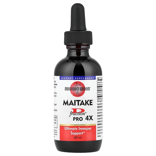 Mushroom Wisdom Maitake D Fraction Pro 4x 60 Ml product image