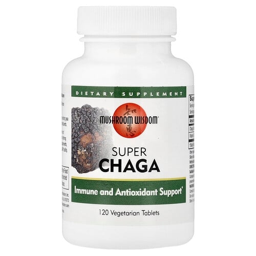 Mushroom Wisdom Super Chaga 120 Vegetarian Tablets product image