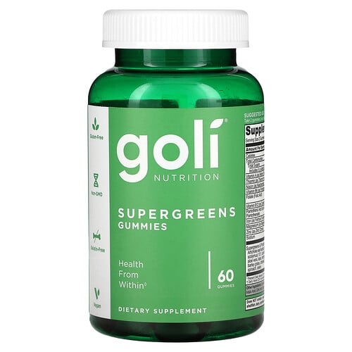 Goli Nutrition Supergreens Gummies 60 Gummies product image
