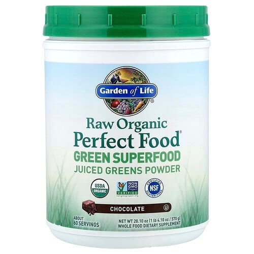 Garden Of Life Raw Organic Perfect Food Green Superfood Chocolate 1 Lb 4 1 Oz 570 G product image