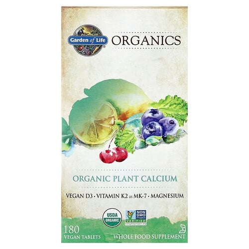 Garden Of Life Organics Organic Plant Calcium 180 Vegan Tablets product image