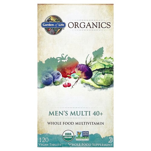 Garden Of Life Organics Men S Multi 40 120 Vegan Tablets product image