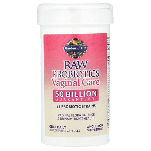 Garden Of Life Raw Probiotics Vaginal Care Shelf Stable 30 Vegetarian Capsules product image