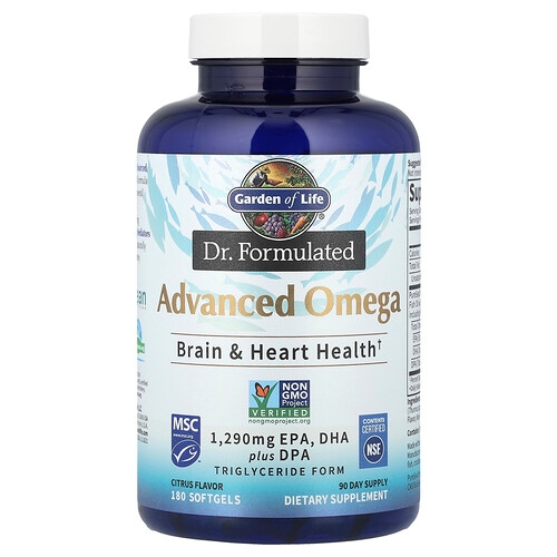 Garden Of Life Dr Formulated Advanced Omega Citrus 180 Softgels product image