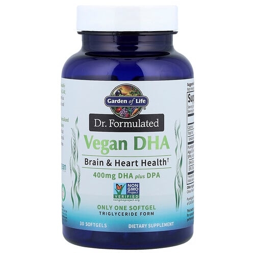 Garden Of Life Dr Formulated Vegan Dha Plus Dpa 30 Softgels product image
