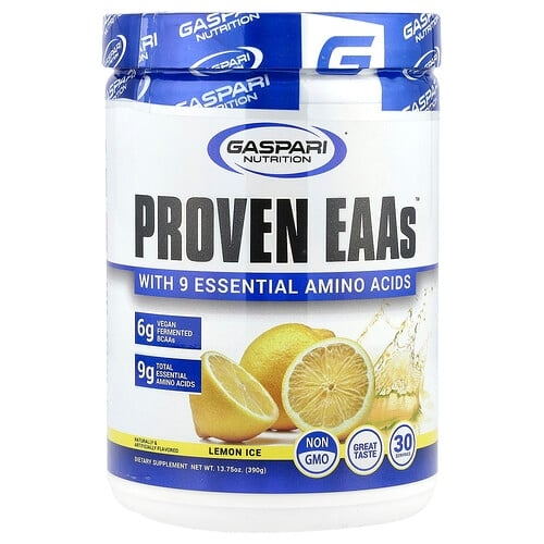 Gaspari Nutrition Proven Eaas Lemon Ice 13 75 Oz 390 G product image