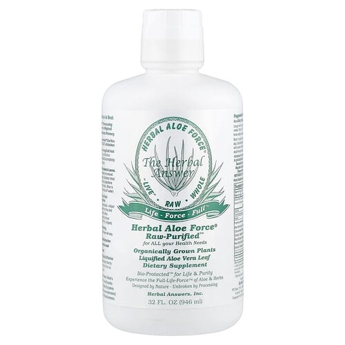 Herbal Answers Herbal Aloe Force Raw Purified 32 Fl Oz 946 Ml product image