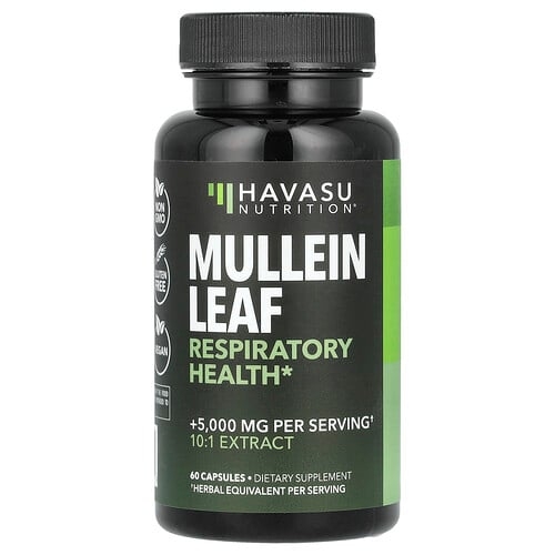 Havasu Nutrition Mullein Leaf 500 Mg 60 Capsules product image