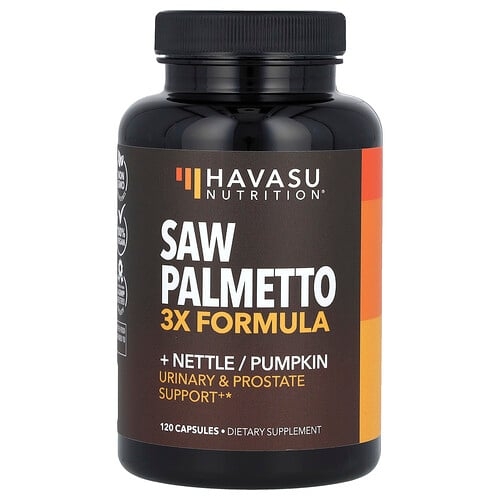Havasu Nutrition Saw Palmetto 3x Formula Nettle Pumpkin 120 Capsules product image