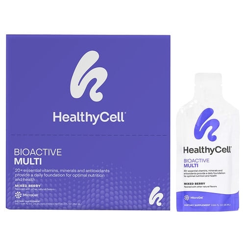 Healthycell Bioactive Multi Mixed Berry 30 Gel Packs 0 84 Fl Oz 25 Ml Each product image